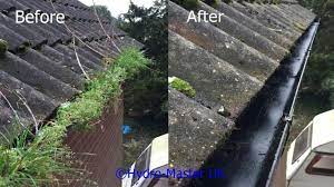 Before and after cleaning