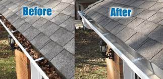 Before and after cleaning