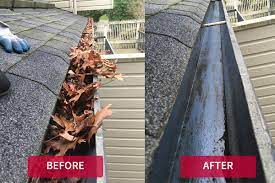 Before and after cleaning